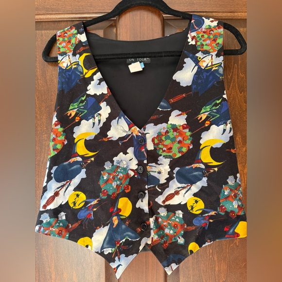 Vintage Halloween Vest — Colorful and FUN! - Picture 2 of 4